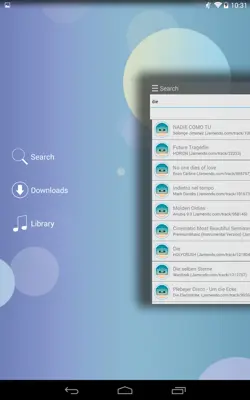 Download Music MP3 android App screenshot 2